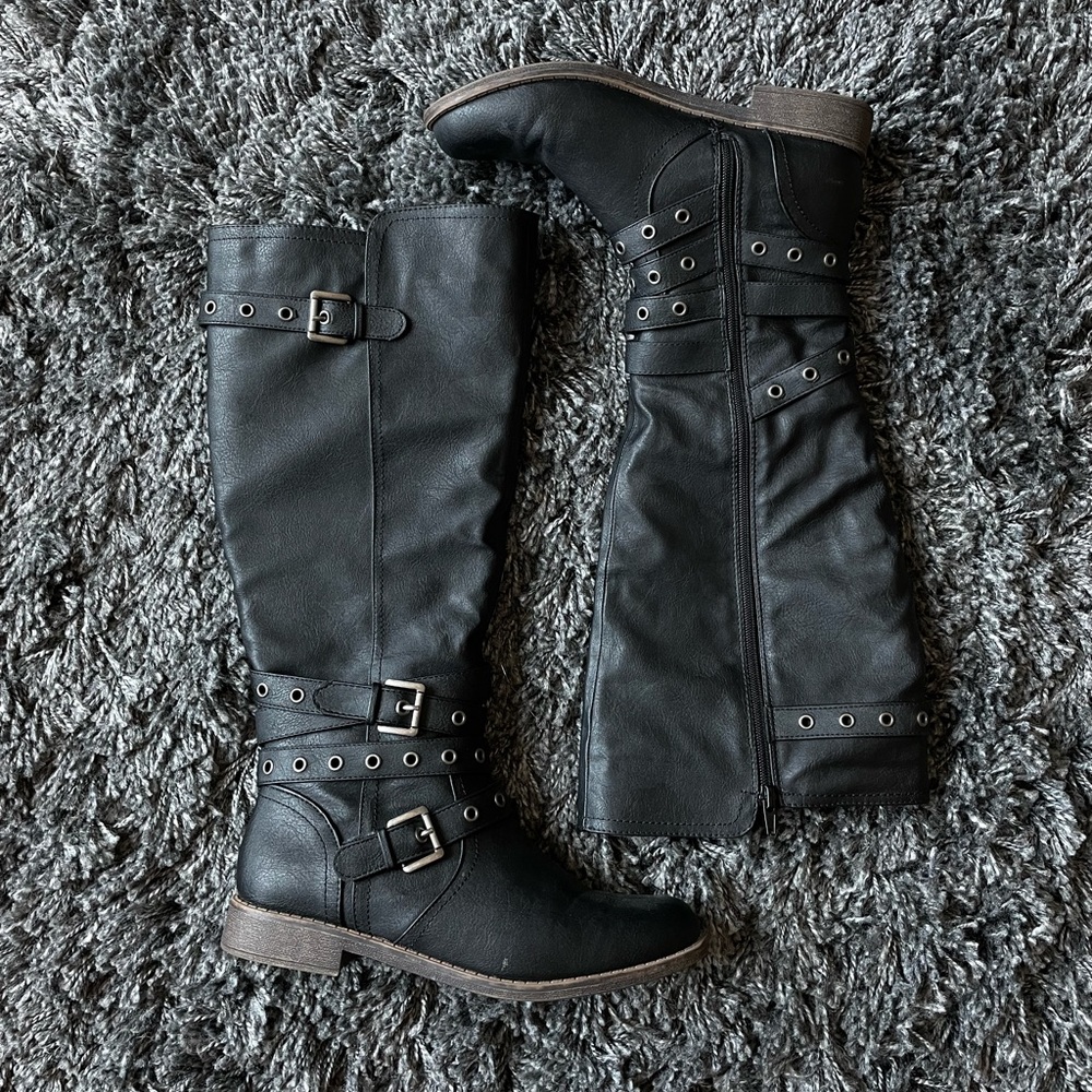 JustFab Wide Calf Boots